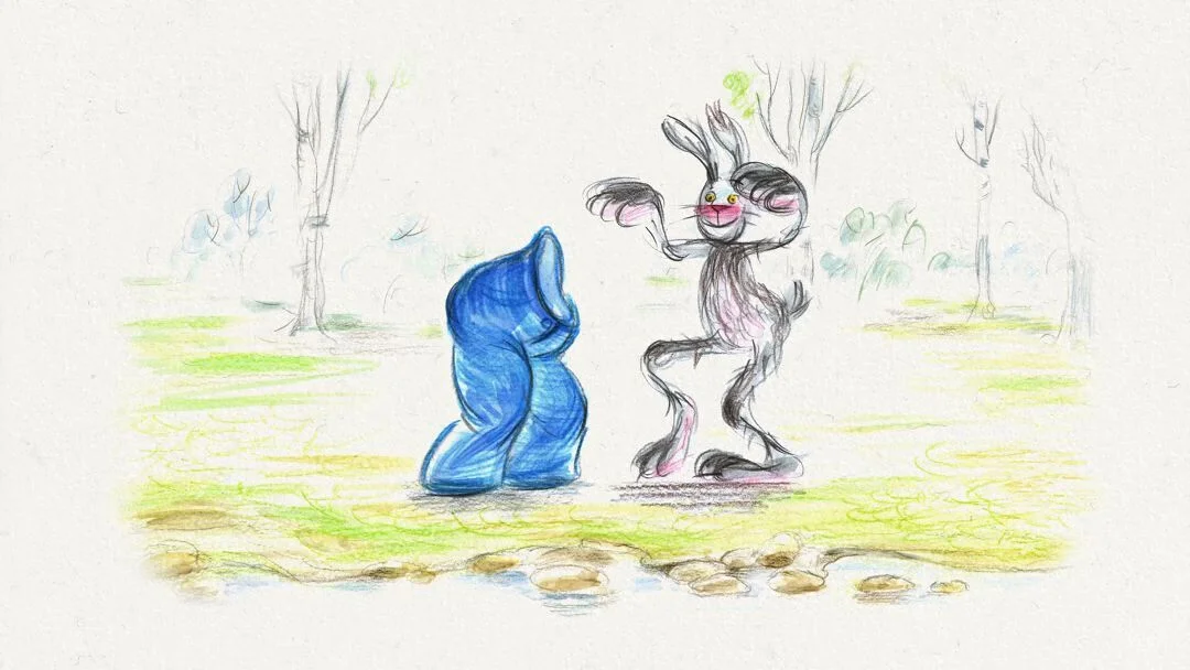 Голубые штаны